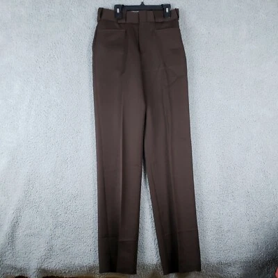 Flying Cross Fechheimer Womens Size  02 Brown Uniform Pants Polyester Unhemmed  - Image 1 of 4
