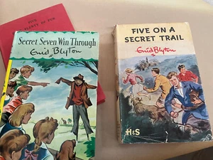 ENID BLYTON: Secret Seven Win Thru, Famous Five Secret Trail & Fun & Noddy Again - Picture 1 of 3