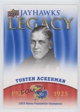 2013 Upper Deck University of Kansas Jayhawks Legacy Tusten Ackerman #JL-4