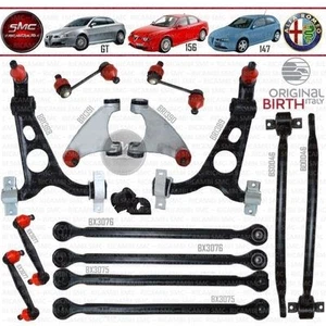 KIT BRACCI BIRTH 16 PEZZI POSTERIORI ANTERIORI ALFA ROMEO 147 156 GT ORIGINALI - Imagen 1 de 1