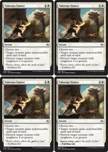 MTG - 4x VALOROUS STANCE - Fate Reforged (U) - Picture 1 of 1