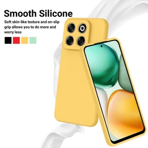 Funda protectora trasera tacto piel silicona líquida suave de lujo para ZTE Axon 70 - Imagen 1 de 33