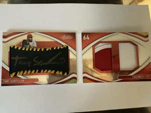 Tony Santillan Rookie Patch Auto WOW 2022 Panini Booklet! Gold Auto /25! - Picture 1 of 4