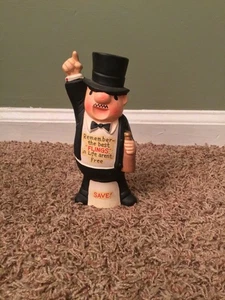 Vintage Enesco Betrunkener Mann Neuheit Münzbank mit Stopfen - Bild 1 von 5