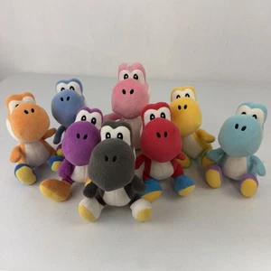 Peluche Super Mario Yoshi lotto di 8 peluche giocattolo (vari colori) 2010 - Foto 1 di 7