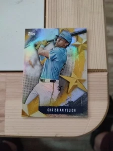 2025 Topps Series 1 Stars of MLB Christian Yelich Foil SMLB-24 Milwaukee Brewers - Bild 1 von 1