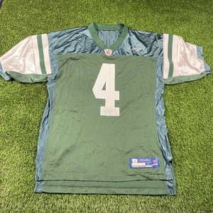 Brett Favre New York Jets Jersey Mens Large Green #4  - Picture 1 of 15
