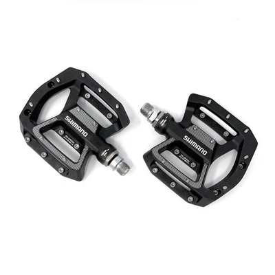 Shimano PD-GR500 Flat Platform Pedals Mountain Bike Off-Road Black New In Box - Image 1 of 4