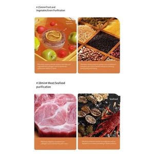 Wasserdichter kabelloser Reiniger für Obst Fleisch mit Hydroxylionen-Technologi - Photo 1/14