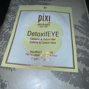 PIXI Skintreats DetoxifEYE Caffiene & Cucumber Hydrogel Depuffing Eye Patches - Picture 1 of 2