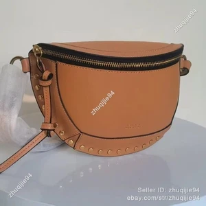 Isabel Marant Skano Studded Leather Belt Bag NWT Authentic Trendy White - Picture 1 of 13