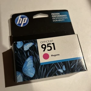 New Genuine HP 951 CN051AN Magenta Ink Cartridge Sealed Exp 2014 - Picture 1 of 7
