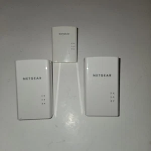 2 pcs - Netgear Powerline 1200 1200 Mbit/s Ethernet LAN Extender + Powerline 500 - Photo 1/4