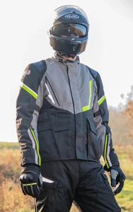 Oxford Montreal 4.0 Jas Chaqueta Montreal 4. Negro Gris Amarillo Talla XL - Imagen 1 de 1