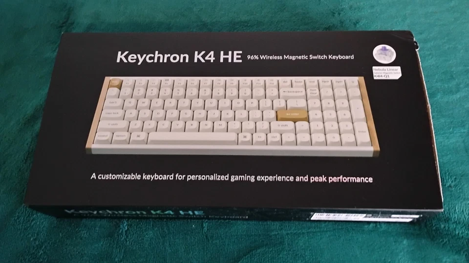 Teclado interruptor magnético Keychron K4 HE 96% efeito Hall em ótimo estado! - Imagem 1 de 4