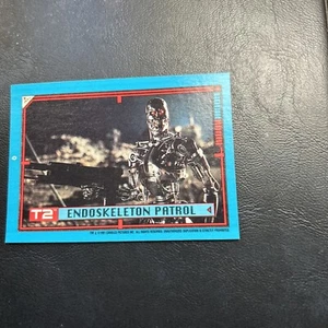 11d T2 Terminator 2 JUDGEMENT DAY Sticker 1991 Topps #8 Endoskeleton Patrol - Picture 1 of 2