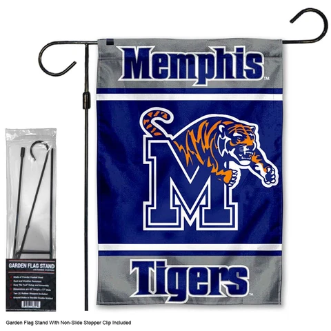 Memphis Tigers Garden Flag and Stand Pole Kit Cover