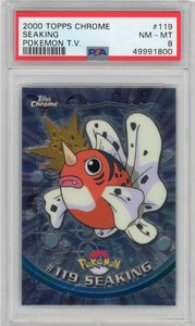 2000 Pokemon Topps Chrome Series 2 Seaking #119 PSA 10 GEM MINT
