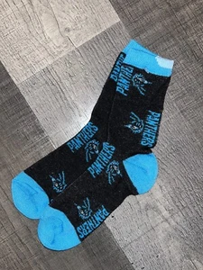 CAROLINA PANTHERS NFL FOOTBALL LOGO REPEAT CREW-SOCKEN JUGEND KINDER - Bild 1 von 1