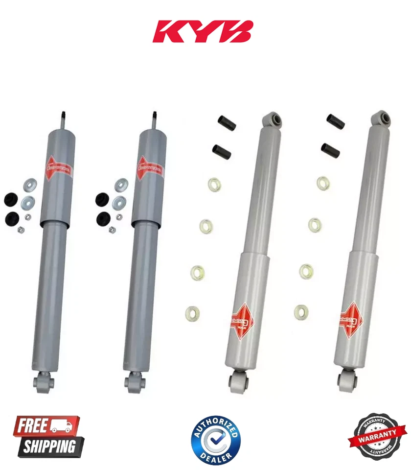 4X KYB GAS-A-JUST FRONT & REAR MONOTUBE SHOCKS & STRUTS For 1965-1969 FORD F-100 - Image 1 of 1