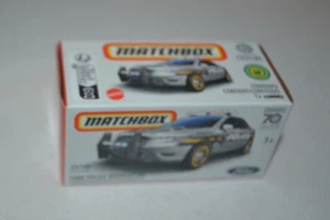 MATCHBOX 2023 GRABAG - FORD POLICE INTERCEPTOR SILBER 70 JAHRE SPECIAL EDITION - Bild 1 von 4