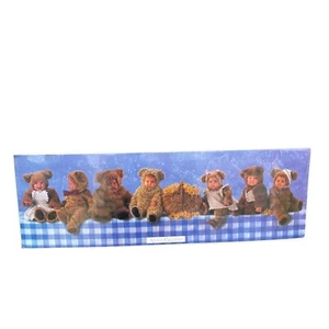 Anne Geddes Teddy Bear Babies Litho Print Portrait 11-3/4"x36" Portrait NEW - Picture 1 of 14