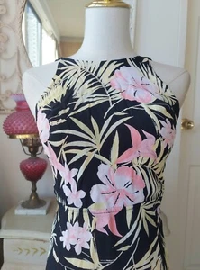FOR LOVE & LEMONS maxi dress sleeveless pink floral straps ties zip S RRP $459 - Picture 1 of 20