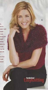 Beautiful Knit Sweater PATTERN Stitch In Time - Picture 1 of 1