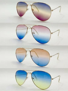 Nuevas gafas de sol clásicas de moda aviador para hombre y mujer lentes retro (J16146) - Imagen 1 de 8