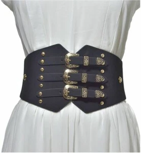 Elastic Waist Corset Belt Womens Waist Cincher Belt Adjustable Waist Band - Picture 1 of 8