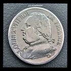 1814-A France Louis XVIII 5 Francs Paris Mint, Silver Coin, Rare & Scarce, NICE!