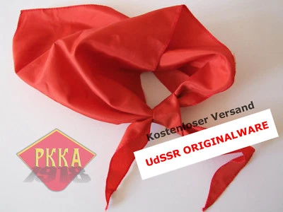 Rotes Halstuch Pioniertuch Pionierhalstuch Sowjetunion Jung Pioneer UdSSR DDR JP