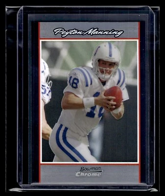 2007 Bowman Chrome Refractor #BC171 Peyton Manning Colts HOF - Image 1 of 2