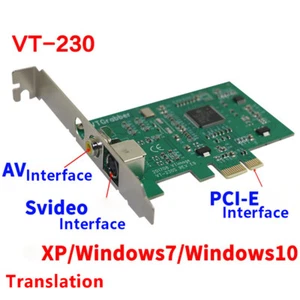 Carte d'acquisition d'images vidéo interface PCI-E VT-230 - Photo 1/5