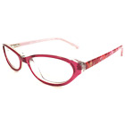 Jessica McClintock Kids Eyeglasses Frames JMK 426 RASPBERRY PLAID Pink 45-15-125