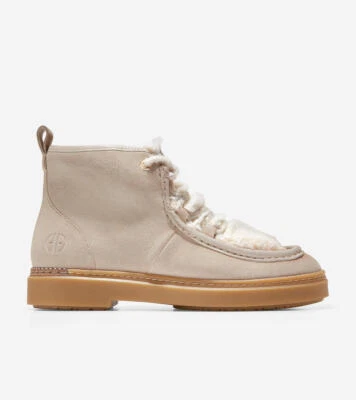 Botín para mujer Cole Haan Summit Chukka beige W28156 gamuza-oveja Foto 1 de 4