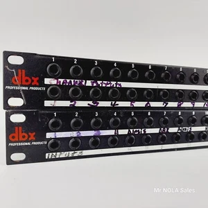 "2- dbx PB-48 48 puntos 1/4 pulgadas TRS equilibrado profesional 19"" montaje en rack" - Imagen 1 de 15