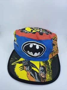 Vintage 1992 Batman DC Comics Druck Maler Kappe mit Etikett - Bild 1 von 6