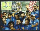 India 2023 ICC Cricket World Cup postcard SACHIN TENDULKAR & GAUTAM DAMBIR