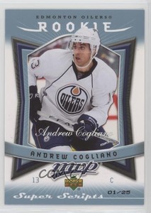 2007-08 Upper Deck MVP Super Scripts /25 Andrew Cogliano #363 Rookie RC