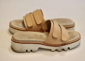 RAG & BONE 37.5 SELDON sandal SAND w/BOX DUST COVER CERTIFICATE handmade modern - Picture 1 of 10