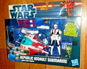 Republic Assault Submarine Scuba Trooper The Clone Wars Star Wars Figure 3.75" - Imagen 1 de 2