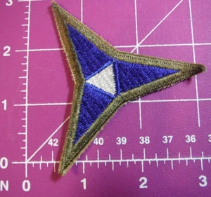 WW2 Vintage 3rd US ARMY CORPS PATCH OD Border Cut Edge - Picture 1 of 2