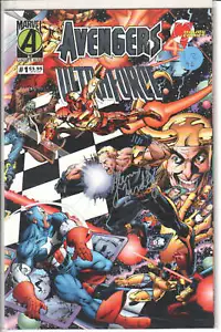 Avengers Ultraforce #1 firmado por Glen Herdling casi nuevo+ certificado de autenticidad de Cosmic Comics - Imagen 1 de 2