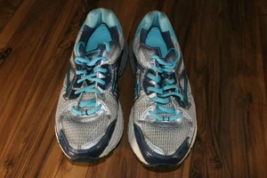 Brooks Women 8.5 Wide/D Running Shoes Adrenaline GTS13 Blue Gray 1201231D444 ! - Picture 1 of 12
