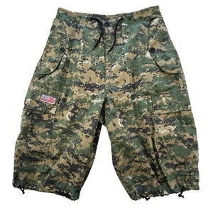 UFO Digital Camo Shorts Gr. XS 30 Rave Festival EMC Cyber Grunge Tech Taschen - Bild 1 von 13