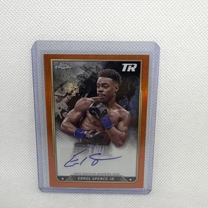 Errol Spence Jr. 2024 Topps Chrome Boxing Orange Refractor Auto #06/25 - Picture 1 of 10