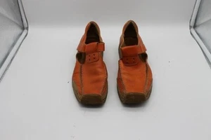 A0803 camel active Schuhe Gr. 39 orange uni mit beigen Nähten Sehr gut - Bild 1 von 1