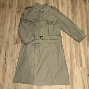 Vintage London Towne Trenchcoat Herren Gr. 44 R hellbraun Gürtel herausnehmbares Innenfutter - Bild 1 von 11