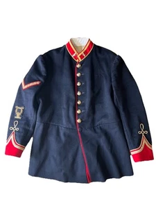 Vestido túnica desfile Royal Artillery Bandman chaqueta de lana músico LN - Imagen 1 de 19